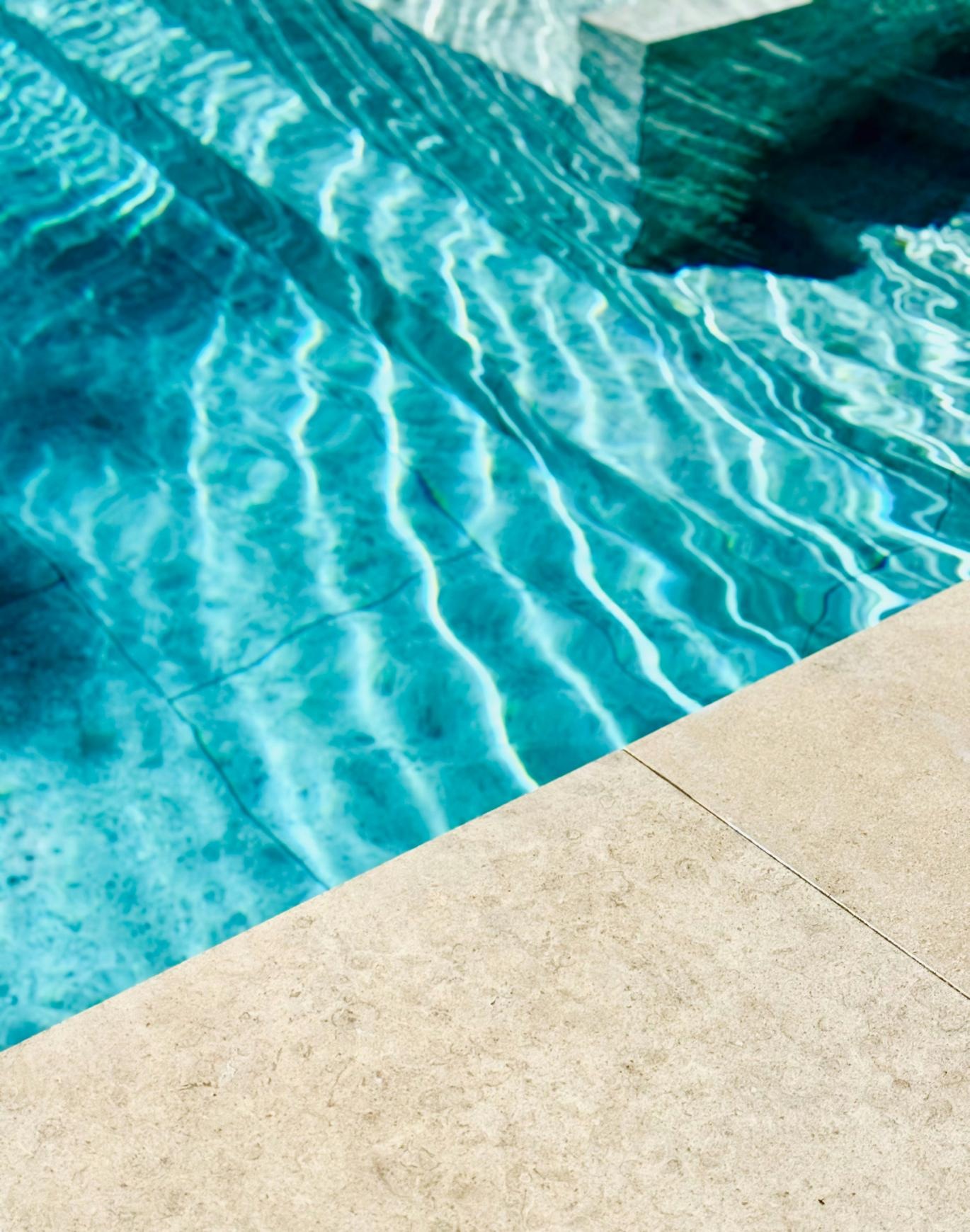 a pool of water